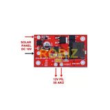 Devremarkt Mppt Solar Panel 12V Akü Şarj Kartı Cn3767 13,5V 3A Pil Batarya Kurşun Asit Akü Şarj Güneş Pili
