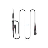 Devremarkt P2200 Osiloskop Probu 200Mhz X1 X10 Kazanç Anahtarlı Bnc Soket Dc 300 / 600V Catıı Bnc 1 Metre