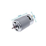 Devremarkt Rs555 Dc Motor 12V 7500Rpm Yüksek Hız Tork Matkap Torna Cnc Router Motor Dairesel