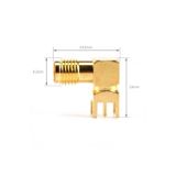 Devremarkt Sma Pcb Tip Soket 90 Derece Sma-Kwe Gsm Gps Gprs Rf Anten Soketi