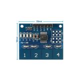 Devremarkt Ttp224 4 Kanal Dokunmatik Buton Sensör Modülü Kapasitif Dijital Tuş Algılayıcı Anahtar Keypad