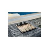 Devrizaman Sedef İşlemeli Lüks Satranç Takımı - 27.5x27.5 cm - Özel Tasarım