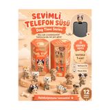 DEVU Dog Time Series Hipper Sürpriz Oyuncak Telefon Süsü Dekoratif Mini Figür – Rastgele 1 Adet