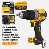Dewalt DCD805NT-XJ 18 V Aküsüz Li-ion Darbeli Akülü Matkap