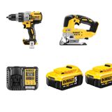 DEWALT DCD996NT + DCS334NT + 2 X 5 AH AKÜ + ŞARJ CİHAZI