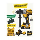 Dewalt DCD996P2 Şarjlı Darbeli Matkap Çift Akülü Vidalama Kömürsüz 2x 18V 5 Ah Li-ion Akü + (Hediye)