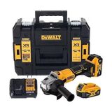 Dewalt DCG407M2T 2x4 Ah Akülü Avuç Taşlama Makinesi