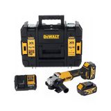 Dewalt Dcg407m2t-Qw 18V Xr Kömürsüz Avuç Taşlama 2X4.0ah Akü + Tstak Çanta Set