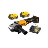 Dewalt Dcg408p2 18V 5.0Ah Çift Akülü Kömürsüz 125Mm Avuç Taşlama (Karton Kutulu)