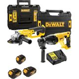 Dewalt DCH133NT Şarjlı Kırıcı Delici 2.6J+DCG412 Şarjlı Avuç Taşlama+3x 4AH Akü+1x Dolum Cihazı