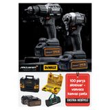Dewalt DCK200MP2T-QW X Mclaren 2'li Set Şarjlı Vidalama Kömürsüz Akülü Torklu Darbeli Matkap 5.0 Ah.