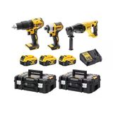 Dewalt DCK369M3T 18V XR 3x4 Ah Akülü Vidalama Makinesi Seti