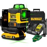 Dewalt DCLE34031D1 18V 3 x 360 Yeşil Lazer Hizalama 40 m Çalışma Mesafesi ve Sınıf 2 Lazer