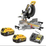 DEWALT DCS782P2 18V ŞARJLI AKÜLÜ 305MM GÖNYE TESTERE 5 AMPER ÇİFT AKÜLÜ