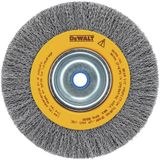 DEWALT DW4906 Tel Fırça, 20 cm, Tezgah Taşlama Makinesi İçin, Crimped Tel