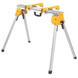 DEWALT Gönye Testere Standı, 0,5 kg Kapasite, Hafif ve Taşınabilir, Kolay Kurulum için Bacak Kilitleri, Montaj Braketleri Dahil (DWX725B)