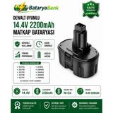 Dewalt Uyumlu 14.4V 2200MAH Ni-Cd Şarjlı Matkap Bataryası - Bataryabank