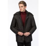 Dewberry 1040001M8624 Siyah Erkek Mont