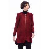 Dewberry 1160001Z6603 Bordo Kadın Kaban