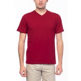 Dewberry 2090001T8537 Bordo Erkek T-Shirt