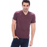 Dewberry 2090001T8540 Bordo Erkek T-Shirt