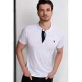Dewberry 2090001T8560 Beyaz Erkek T-shirt