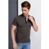 Dewberry 2090001T8560 Haki Erkek T-shirt