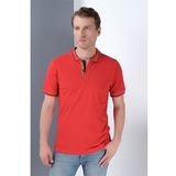 Dewberry 2090001T8567 Bordo Erkek T-shirt