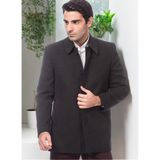 Dewberry Erkek Palto Düz Antrasit %70 Yün - 30 Polyester Orta Kalınlık 2XL Cinsiyet: Erkek - Koyu Gri