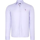 Dewberry G674 Erkek Gömlek-Lila - 2XL