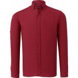 Dewberry G721 Erkek Gömlek Düz Bordo %100 Pamuk Günlük ve Ofis - Açık Bordo - XL