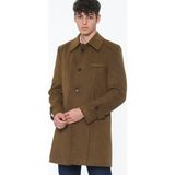 Dewberry Kadın Palto Camel Renk Yün ve Polyester Karışımı ile Konforlu Kullanım - XL