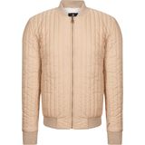 Dewberry M8643 Erkek Mont-Desenli Bej - 2XL