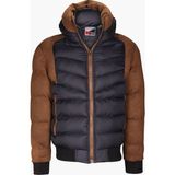 Dewberry M8649 Camel Lacivert Erkek Mont
