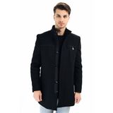 Dewberry PLT8369 Siyah Erkek Palto