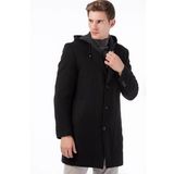 Dewberry Plt8376 Siyah Erkek Palto
