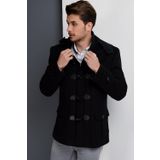 Dewberry Plt8379 Siyah Erkek Palto