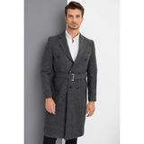 Dewberry Plt8382 Erkek Palto - Antrasit - XL