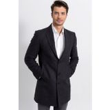 Dewberry PLT8390 Antrasit Desenli Erkek Palto