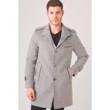 Dewberry PLT8391 Gri Erkek Palto