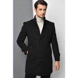 Dewberry Plt8391 Siyah Erkek Palto