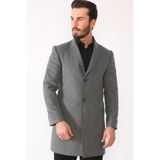 Dewberry PLT8398 Koyu Gri Erkek Palto