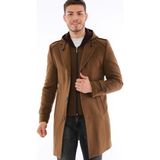 Dewberry PLT8401 Camel Erkek Palto