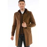Dewberry PLT8401 Camel Erkek Palto