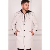 Dewberry PLT8401 Desenli Bej Erkek Palto