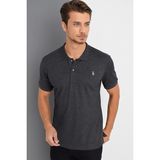 Dewberry T8561 Erkek T-Shirt - L - Antrasit