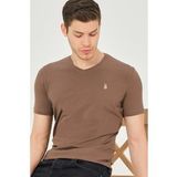 Dewberry T8568 Kahve Erkek T-Shirt