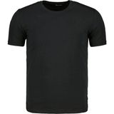 Dewberry T8569 Bisiklet Yaka Erkek T-Shirt-Koyu Siyah - 2XL