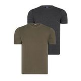 Dewberry T8569 Bisiklet Yaka Haki Erkek T-shirt