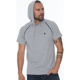 Dewberry T8570 Kapşonlu Gri Erkek T-shirt